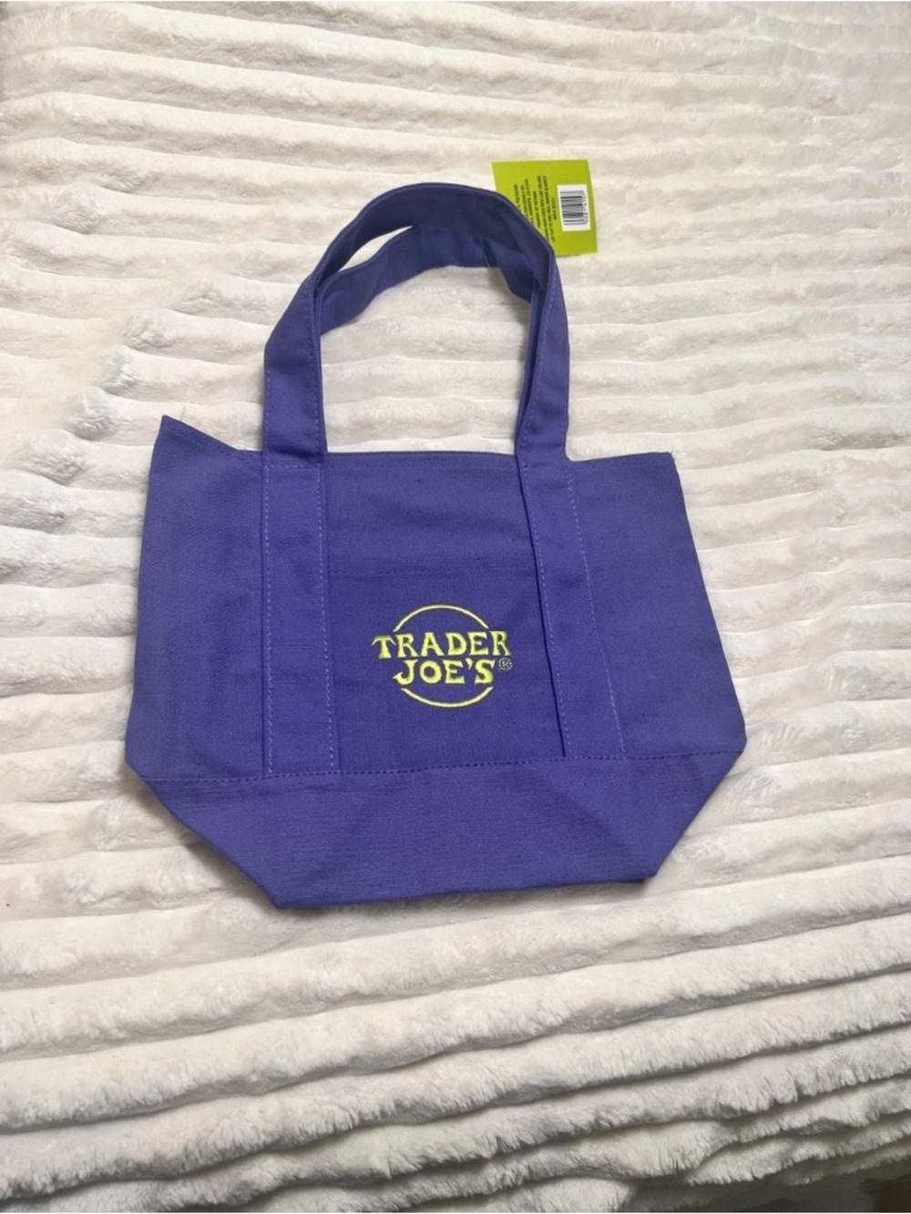 Purple Canvas Tote Bag